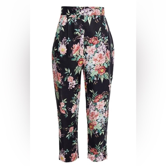 ZIMMERMANN Bellitude Tuck Floral-Print Linen Set Zimmermann Size 0 - Picture 8 of 16